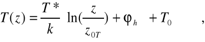(log T formula)